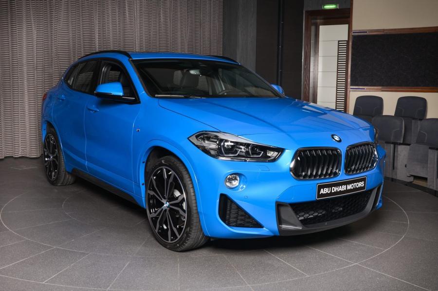 BMW X2 sDrive20i M Sport Package Misano Blue by Abu Dhabi Motors '2018